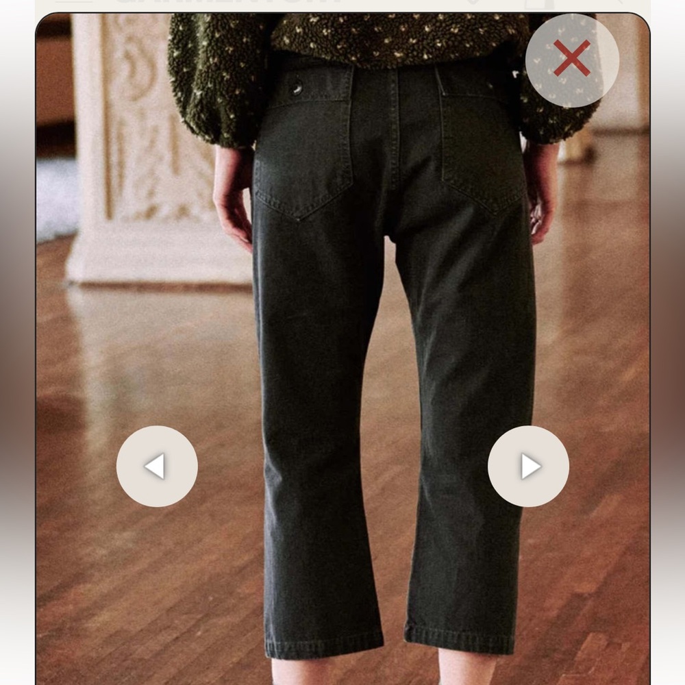 THE GREAT. the Ranger Pant in Washed Black size 28 - Picture 4 of 10